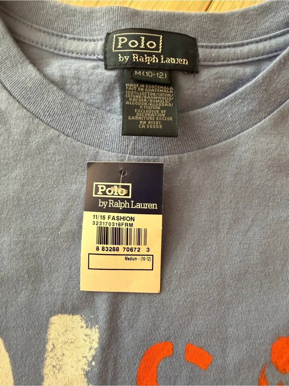Polo by Ralph Lauren Long-Sleeve Graphic Tee - Light Blue